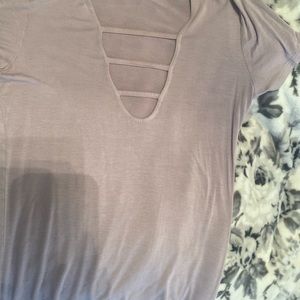 Charlotte Russe light purple tshirt